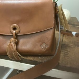 Patricia bash brown leather handbag